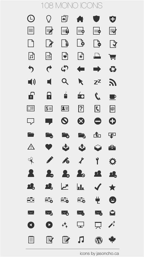 Mono Icons: 108 iconos minimalistas completamente gratuitos | Android ...