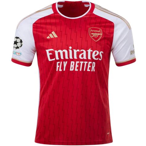 adidas Arsenal Kai Havertz Home Jersey 23/24 w/ Champions League Patch ...