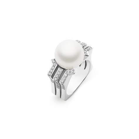 Kailis Pearl and White Diamond Metropolis Ring - Fine Jewellery and Argyle Pink Diamond Specialists