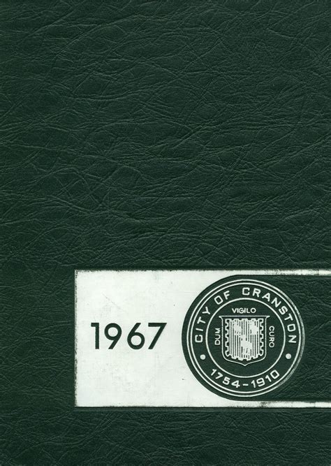 1967 yearbook from Cranston High School East from Cranston, Rhode Island