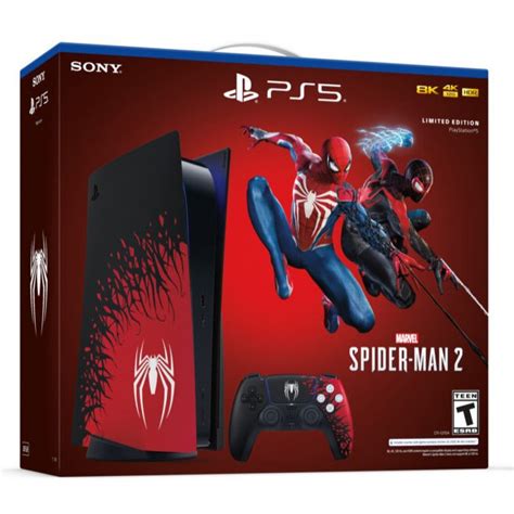 Sony PlayStation 5 825GB Marvel’s Spider-Man 2 Limited Edition Bundle ...