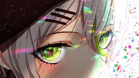 Anime, anime girls, green eyes, BlankSensei, HD wallpaper | Wallpaperbetter