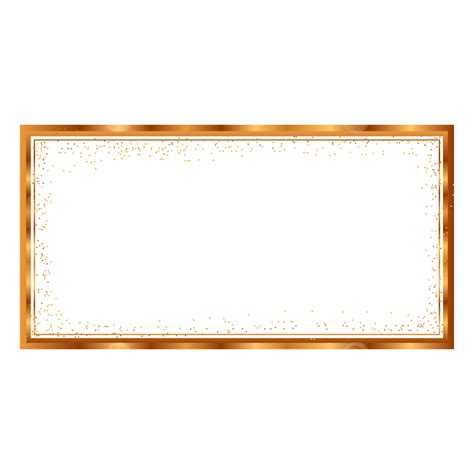 Rectangle Golden Frame Border, Rectangle, Rectangle Border, Squre PNG and Vector with ...