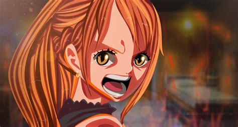 Download Nami (One Piece) Anime One Piece HD Wallpaper by xSilverXBulletx