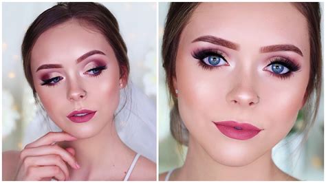 IN DEPTH BRIDAL MAKEUP TUTORIAL | Dramatic Rose Gold - Wedding ...