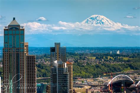 Mt. Rainier from Seattle - WA | San Tan Hills Photography | Rainier, Mount rainier, Seattle