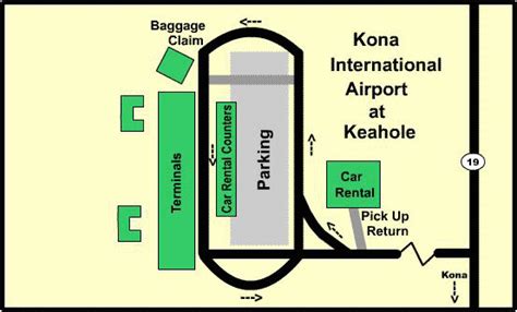 MAP - Kona International Airport at Keahole | International airport ...