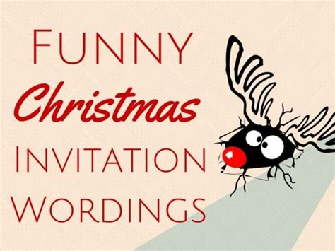 Clever Wording Holiday Invitations | Christmas party invitation wording, Christmas invitation ...