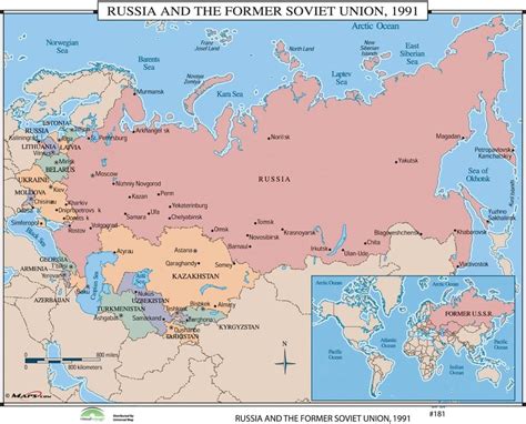 World Map With Soviet Union - Spring Ahead 2024