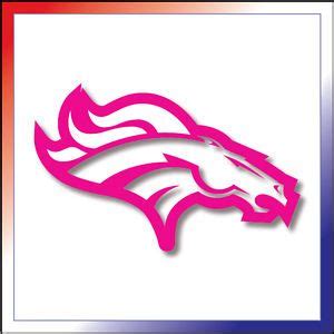 Denver Broncos Logo Wallpaper in pink | Denver Broncos Sticker Decal ...