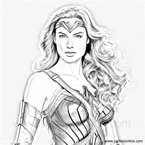 Wonder Woman 10 from Wonder Woman coloring page