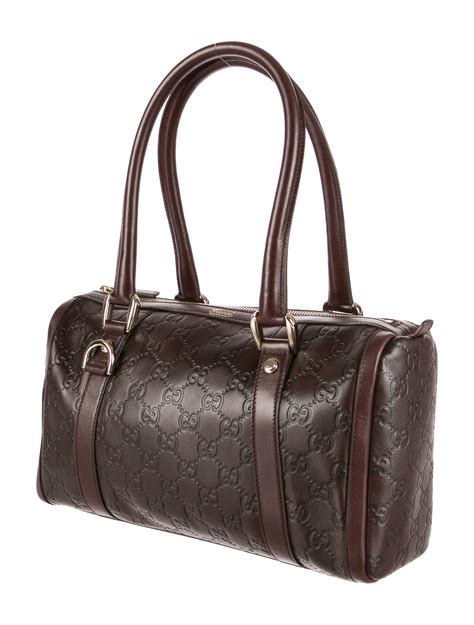 Gucci Guccissima Leather Boston Bag | semashow.com