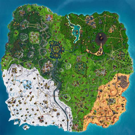 Interactive Fortnite map shows spawn locations for chests vehicles and more Locating and ...