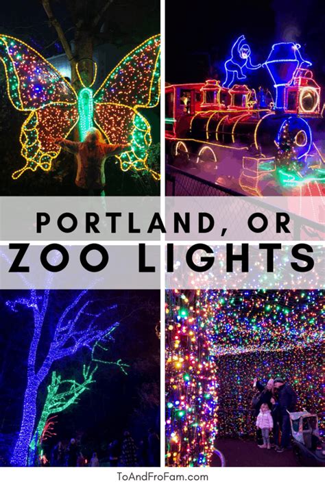 Portland ZooLights with kids at the Oregon Zoo: Holidays in Portland, OR