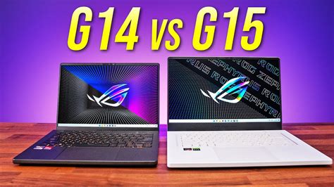 ASUS Zephyrus G14 vs G15 Gaming Laptop Comparison - YouTube