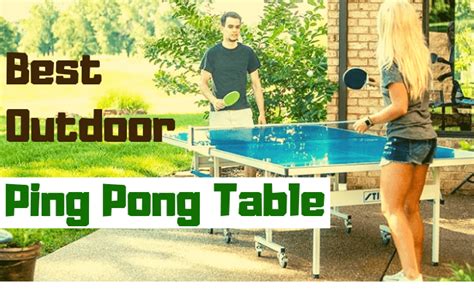 The 5 Best Outdoor Ping Pong Tables: Reviews + Buying Guide [2021]