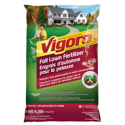 Vigoro Fall Lawn Fertilizer, 400 m2 | The Home Depot Canada