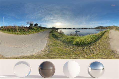 HDRi - Lake and Road - Blender Market