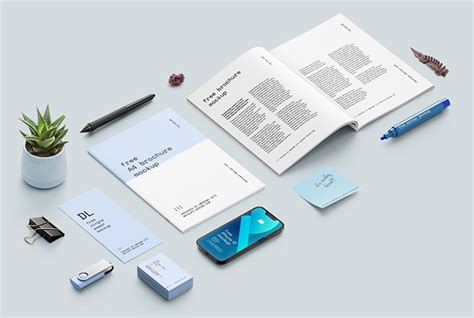 Scene creator / A4 brochure scene - Mockups Design