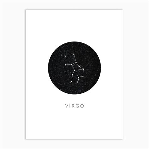 Virgo Constellation Art Print by Saskia Lucy - Fy