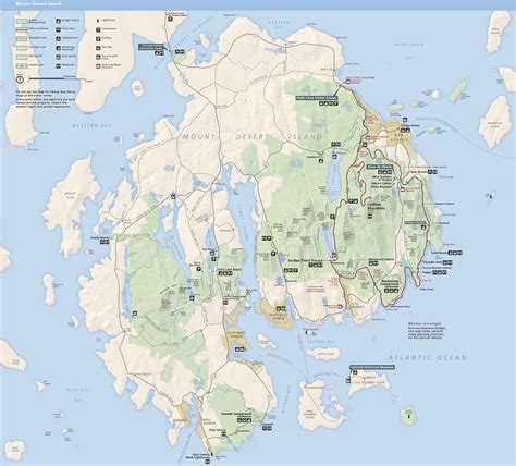 Acadia National Park Map Pdf - Windy Kakalina