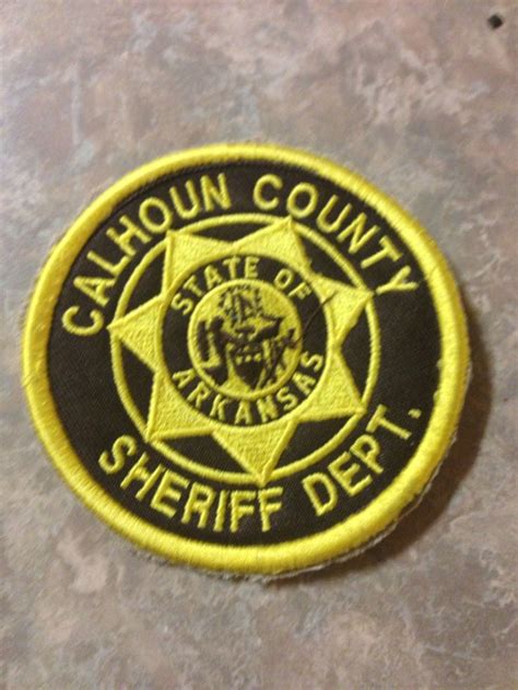 Calhoun County Sheriff Department | Police patches, Sheriff department ...