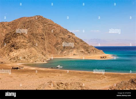 Sea & mountain View of the fjord Bay in Taba, Egypt / The amazing view ...