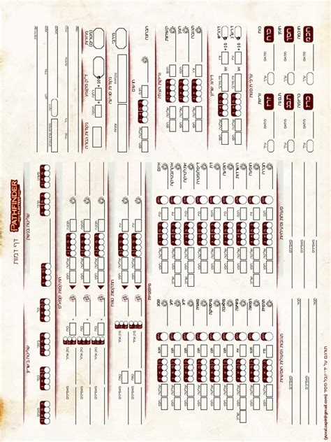 PF2 Character Sheet Heb01 | PDF