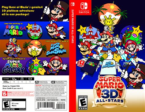 My Version of the Super Mario 3D All-Stars BoxArt, i made this to look ...