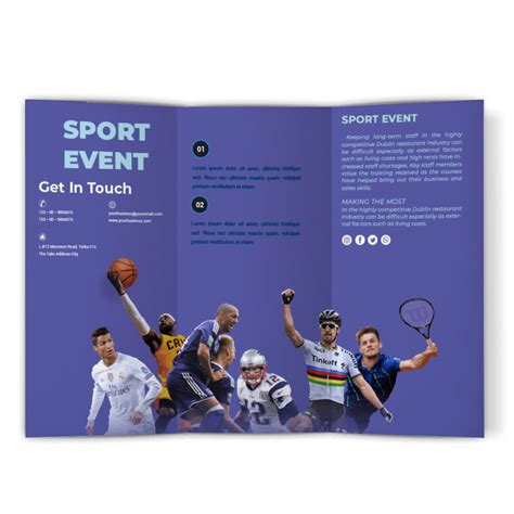 Sports Brochure Templates
