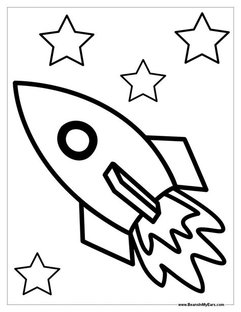 Rocket Ship Drawing | Free download on ClipArtMag