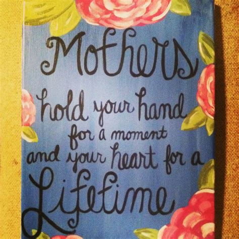 Canvas I painted for Mother's Day gift! | My Stuff :) | Pinterest | Canvases, Gift and Craft