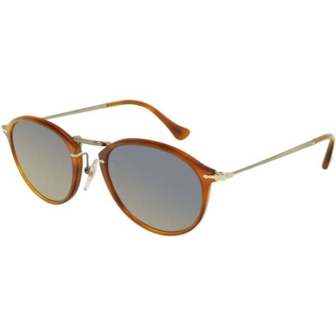 Persol - Persol Women's PO3046S-96/56-49 Brown Round Sunglasses - Walmart.com