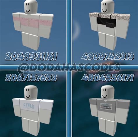 Roblox T Shirt Codes