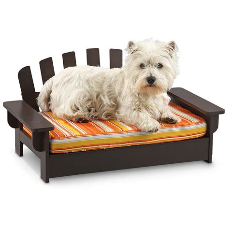 Wood Adirondack Pet Bed - 221570, Kennels & Beds at Sportsman's Guide