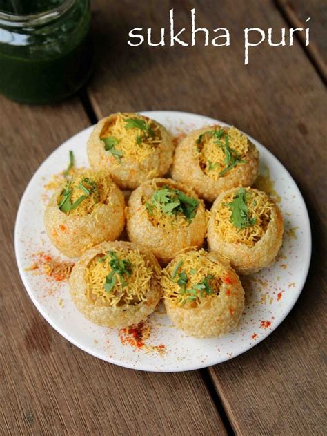 sukha puri recipe | stuffed sukha poori chaat | sukha masala puri