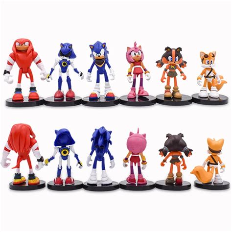 6.8 9cm Sonic Boom Rare Dr Eggman Shadow Action Figures Toy Pvc Toy Sonic Shadow Tails ...