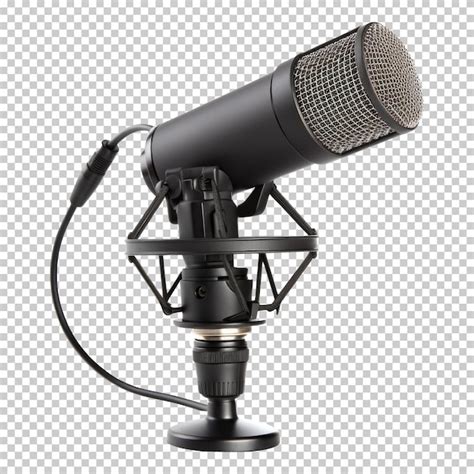 Premium PSD | Podcast Microphone Isolated on Transparent Background