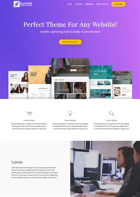 Landing Page Elementor Template