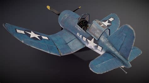 Vought F4U Corsair - 3D model by LuDiChRiS [ee80c6b] - Sketchfab