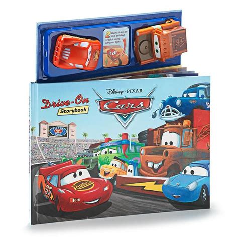 13" x 10" book, 28 pages, Lightning McQueen car with changeable cover ...