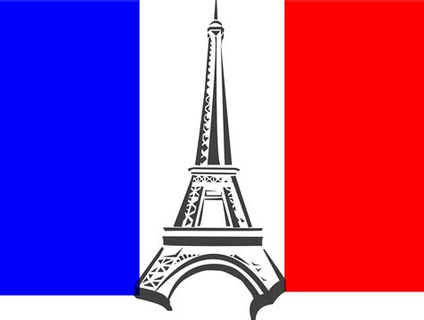 Download Eiffel Tower, France, Flag. Royalty-Free Vector Graphic - Pixabay