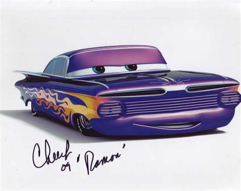 Cheech Marin in-person autographed photo from Disney's CARS