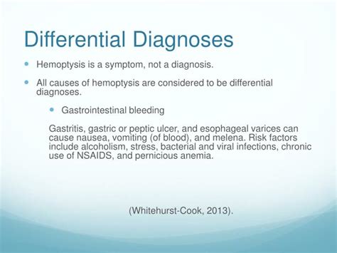 PPT - Hemoptysis PowerPoint Presentation - ID:2000799