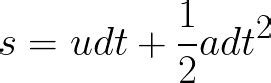 Displacement vector(given initial velocity and acceleration)