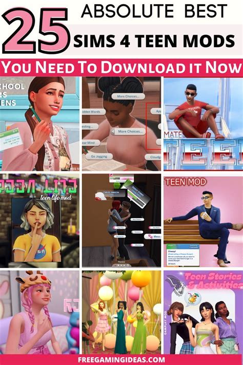 25+ Best Sims 4 Teen Mods (Job, Pregnancy, Romance, and More) | Sims 4 ...