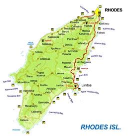 Rhodes Maps | Greece | Maps of Rhodes Island