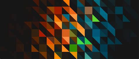 1080x216 Resolution Triangle Colorful Pattern 1080x216 Resolution ...