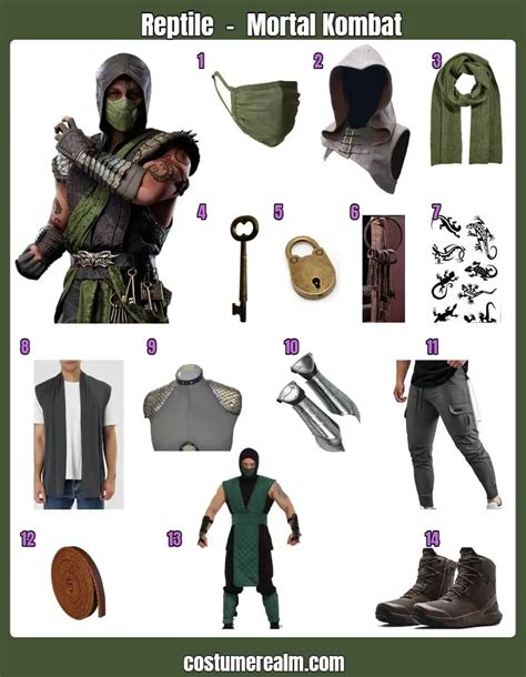 How To Dress Like Reptile Guide For Cosplay & Halloween