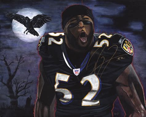 Ray Lewis, Baltimore Ravens, Ravens, Art, Painting, Artwork - Etsy